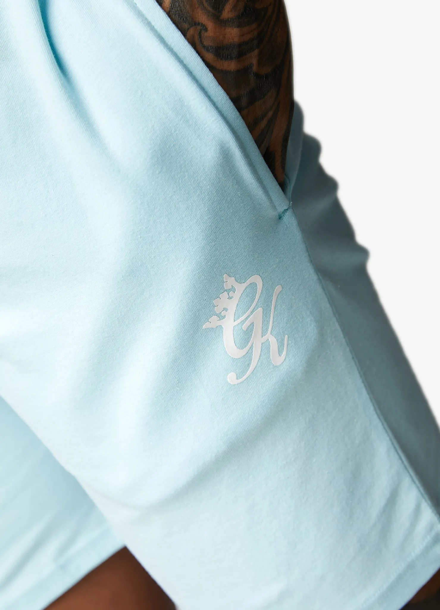 Twin Sets<Gym King Pro Jersey Short Aqua Sky