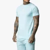 Gymwear<Gym King Pro Jersey Tee Aqua Sky