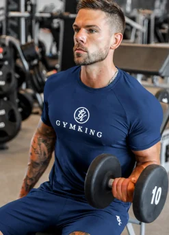 T-Shirts<Gym King Pro Jersey Tee Moonlight Blue