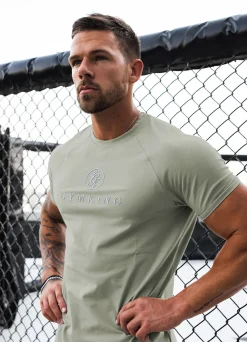 Twin Sets<Gym King Pro Jersey Tee Soft Khaki