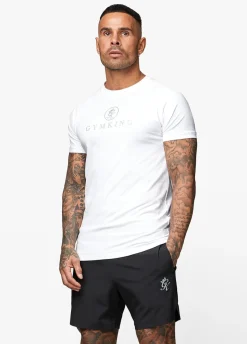 T-Shirts<Gym King Pro Jersey Tee White