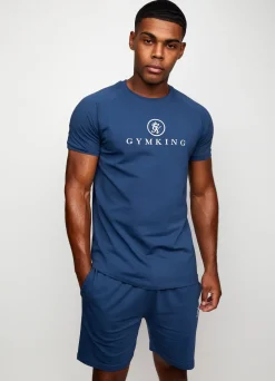 T-Shirts<Gym King Pro Jersey Tee Moonlight Blue