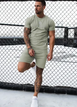 Twin Sets<Gym King Pro Jersey Tee Soft Khaki