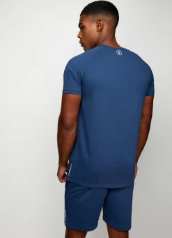 Twin Sets<Gym King Pro Jersey Tee Moonlight Blue