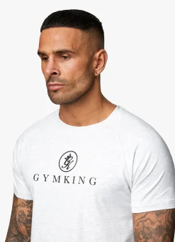 T-Shirts<Gym King Pro Jersey Tee Snow Marl