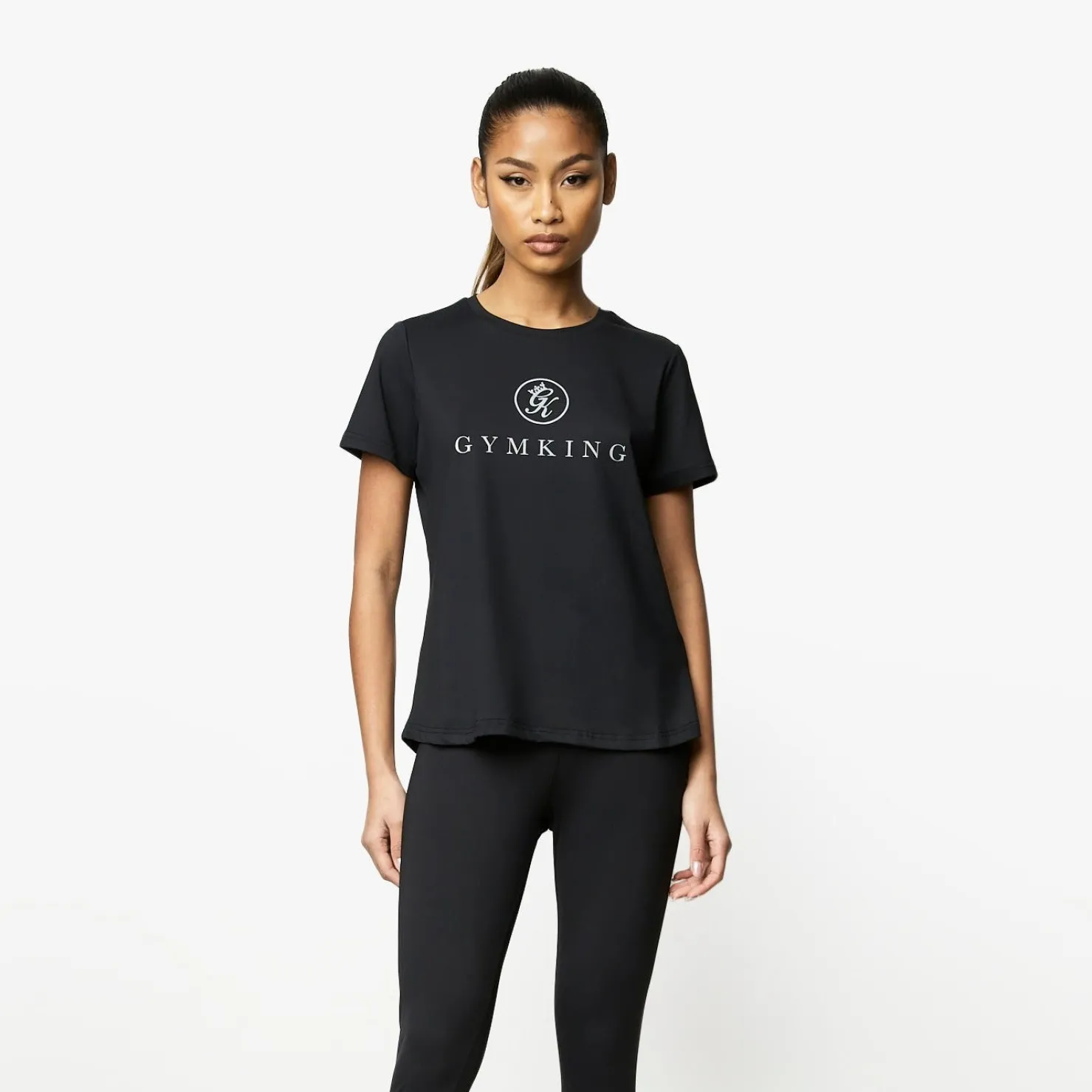 Gymwear<Gym King Pro Logo Tee Black