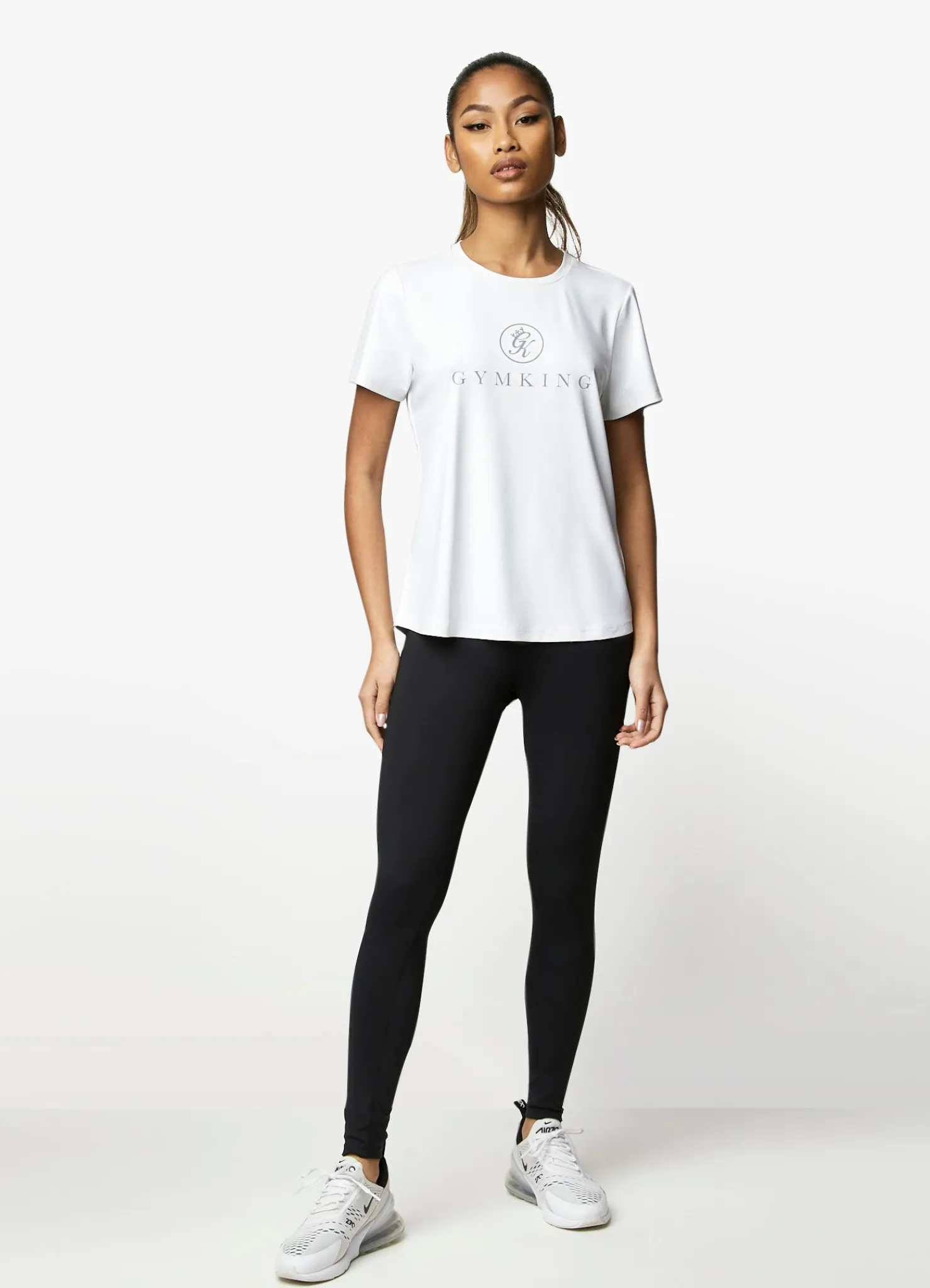 Gymwear<Gym King Pro Logo Tee White