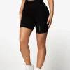 Shorts<Gym King Raised Seam Cycle Short Black