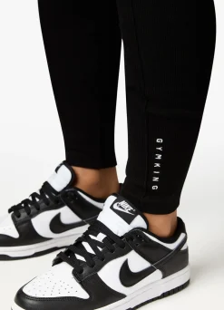 Leggings<Gym King Raised Seam Legging Black