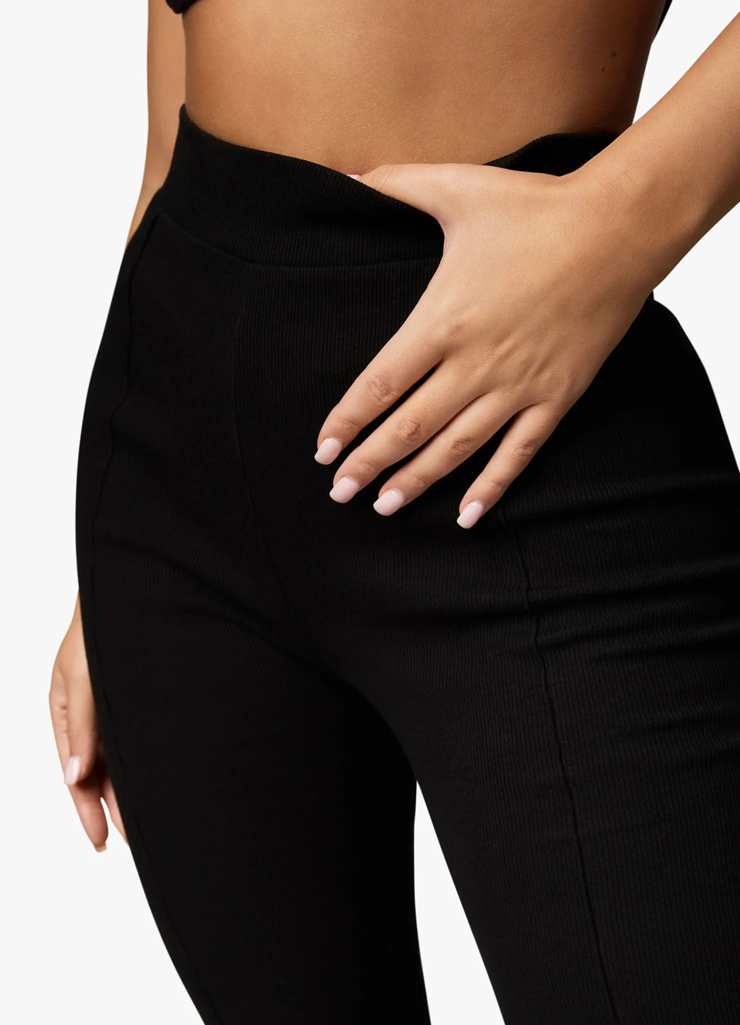 Leggings<Gym King Raised Seam Legging Black