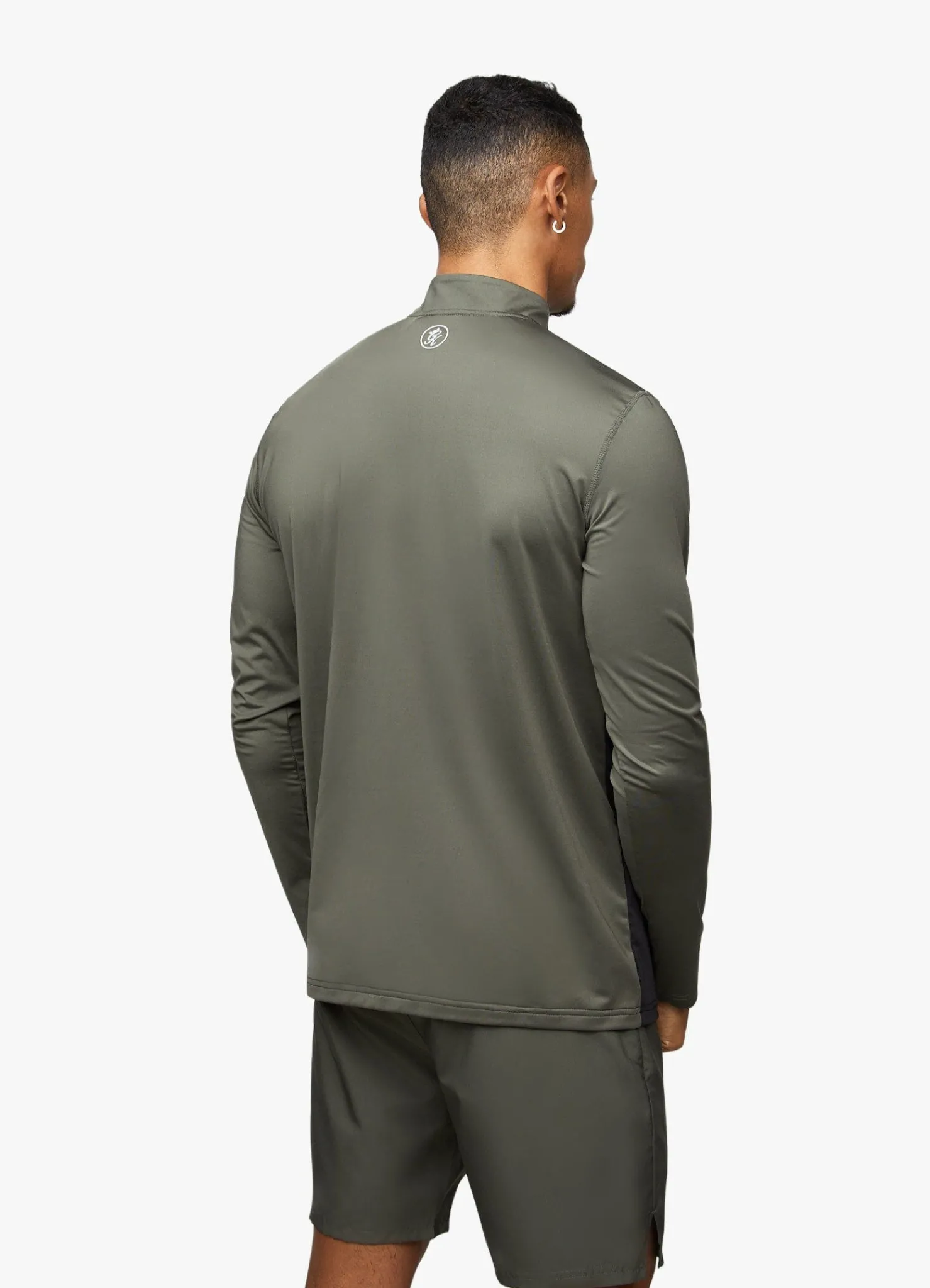 Gymwear<Gym King React 1/4 Zip Khaki/Black