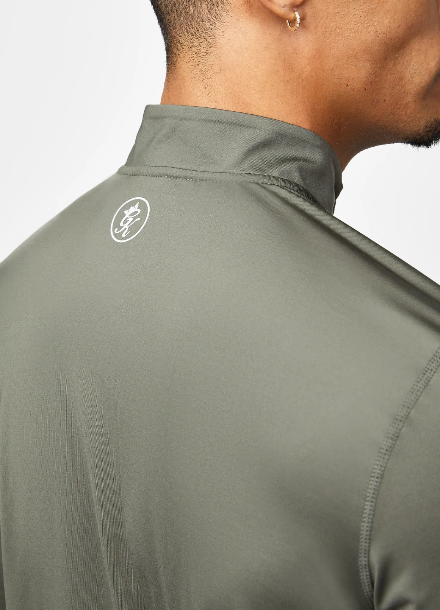 Gymwear<Gym King React 1/4 Zip Khaki/Black
