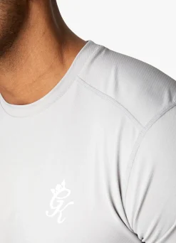 T-Shirts<Gym King React Tee Light Grey/Graphite