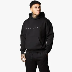 Sweatshirts & Hoodies<Gym King Rebellion Fleece Hood Black