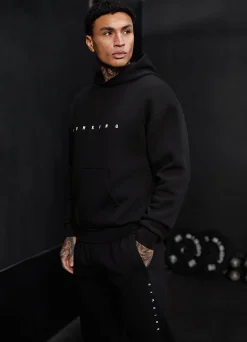 Sweatshirts & Hoodies<Gym King Rebellion Fleece Hood Black
