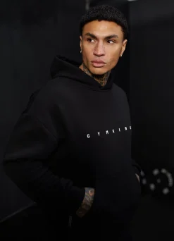 Sweatshirts & Hoodies<Gym King Rebellion Fleece Hood Black