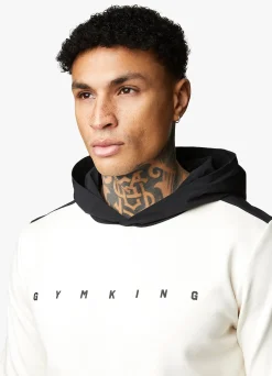 Sweatshirts & Hoodies<Gym King Rebellion Hood Antique White