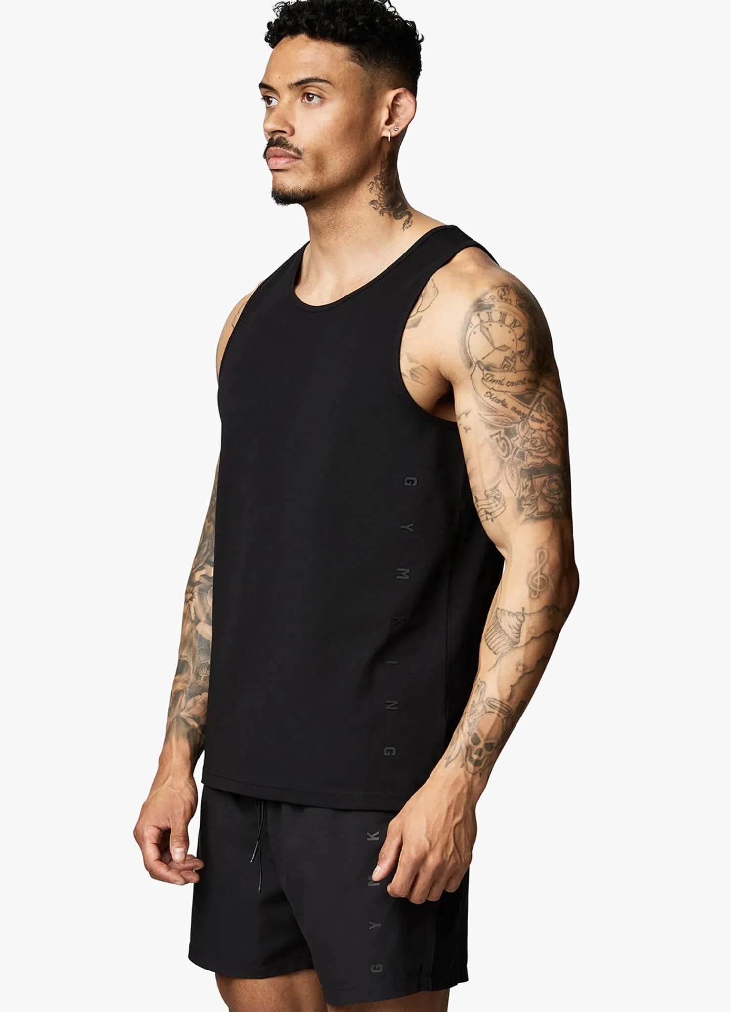 Vests<Gym King Rebellion Jersey Vest Black