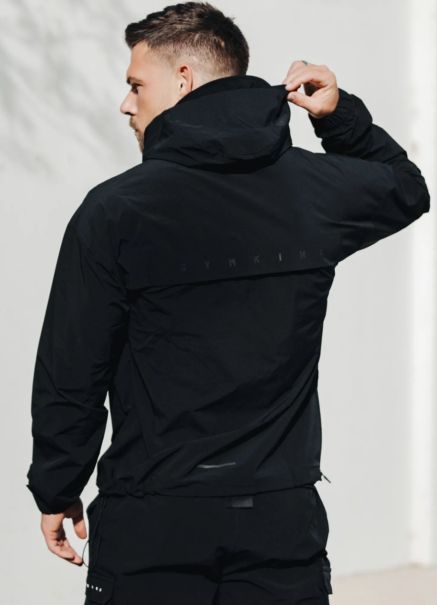 Outerwear<Gym King Rebellion Overhead Jacket Black