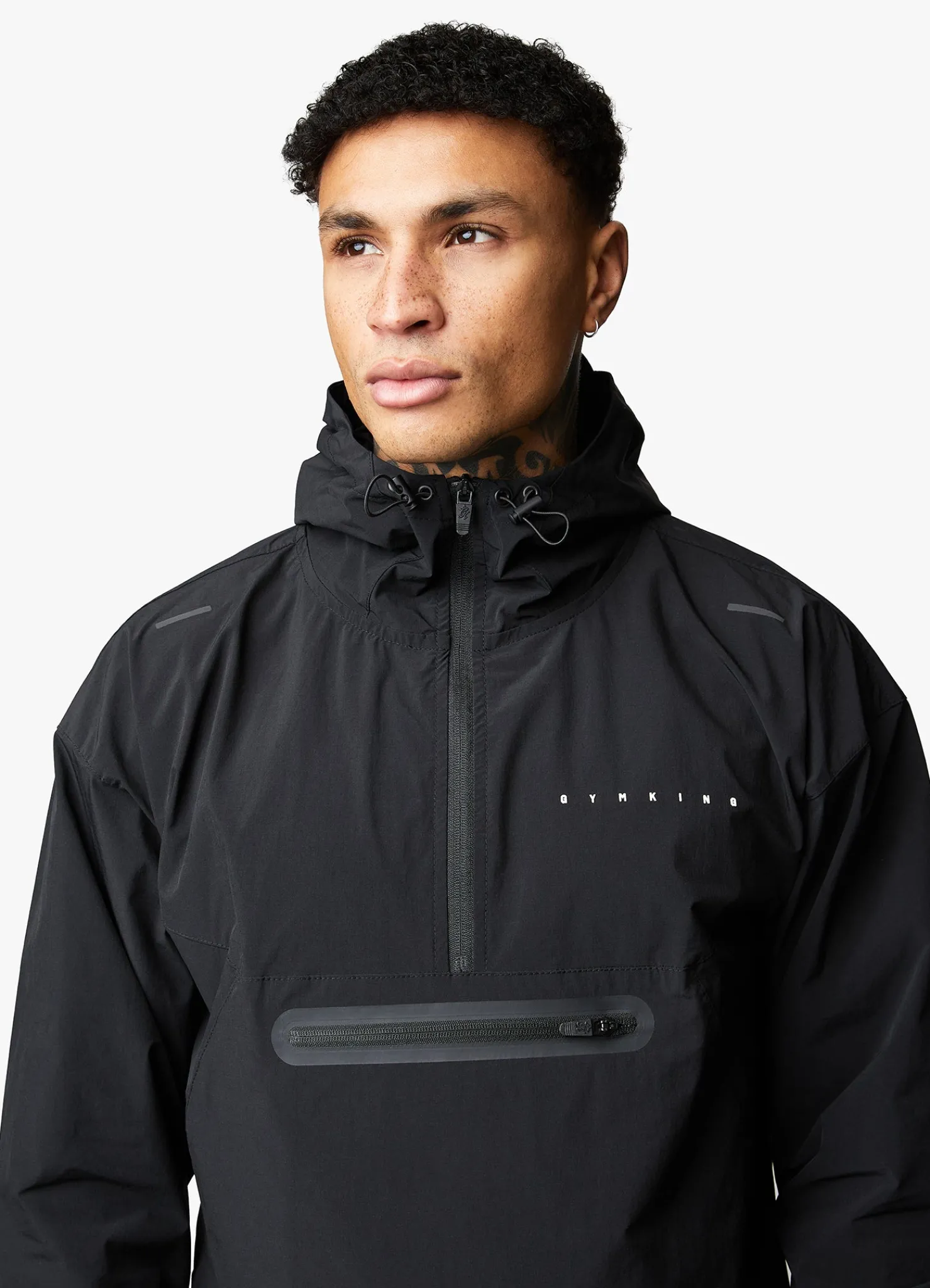Outerwear<Gym King Rebellion Overhead Jacket Black