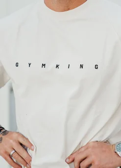 T-Shirts<Gym King Rebellion Tee Antique White