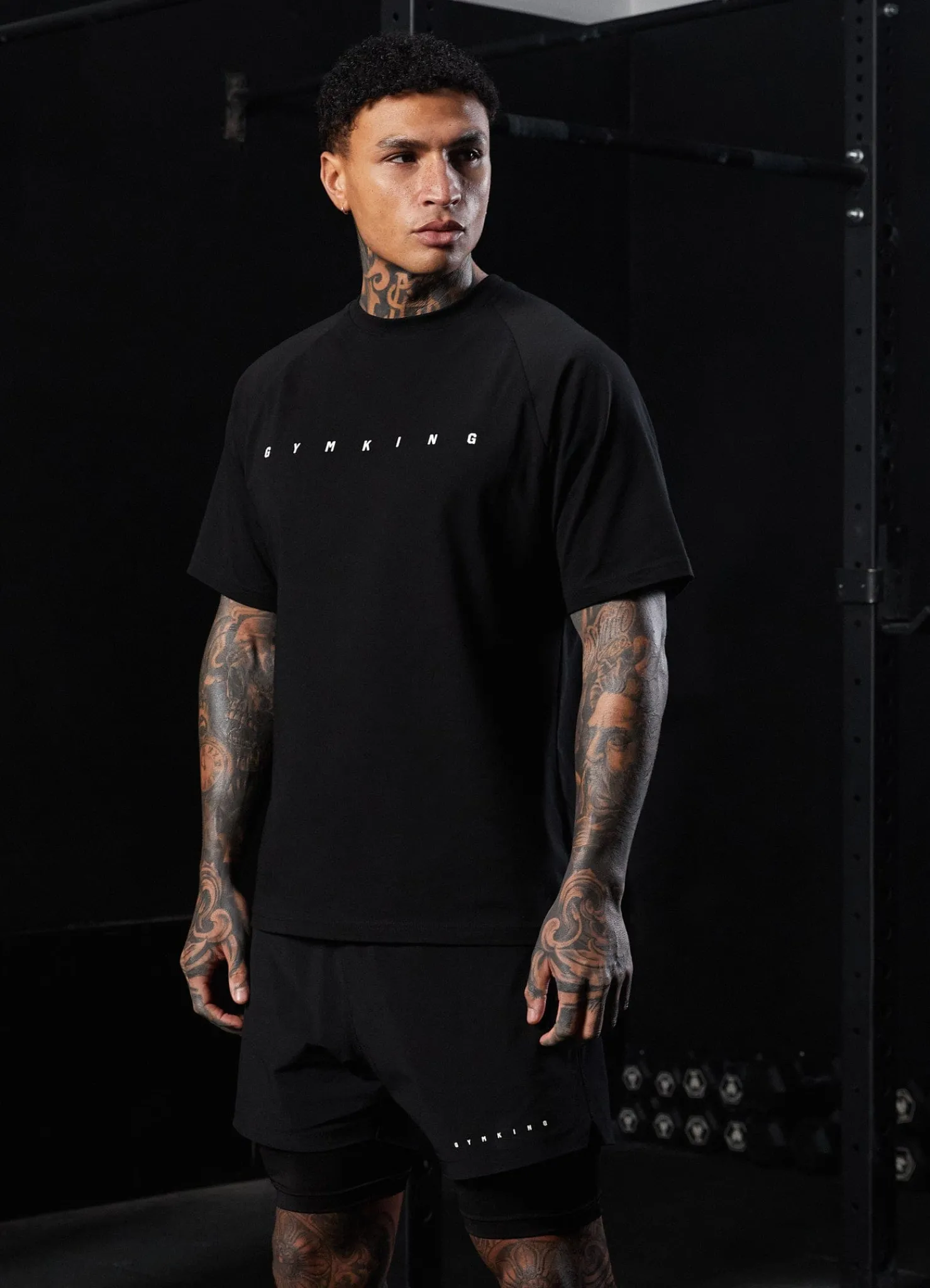 T-Shirts<Gym King Rebellion Tee Black