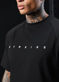 T-Shirts<Gym King Rebellion Tee Black