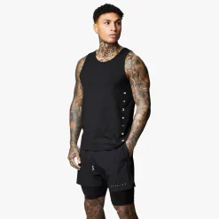 Vests<Gym King Rebellion Vest Black