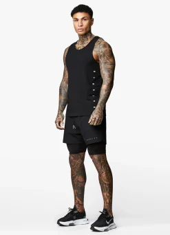 Vests<Gym King Rebellion Vest Black