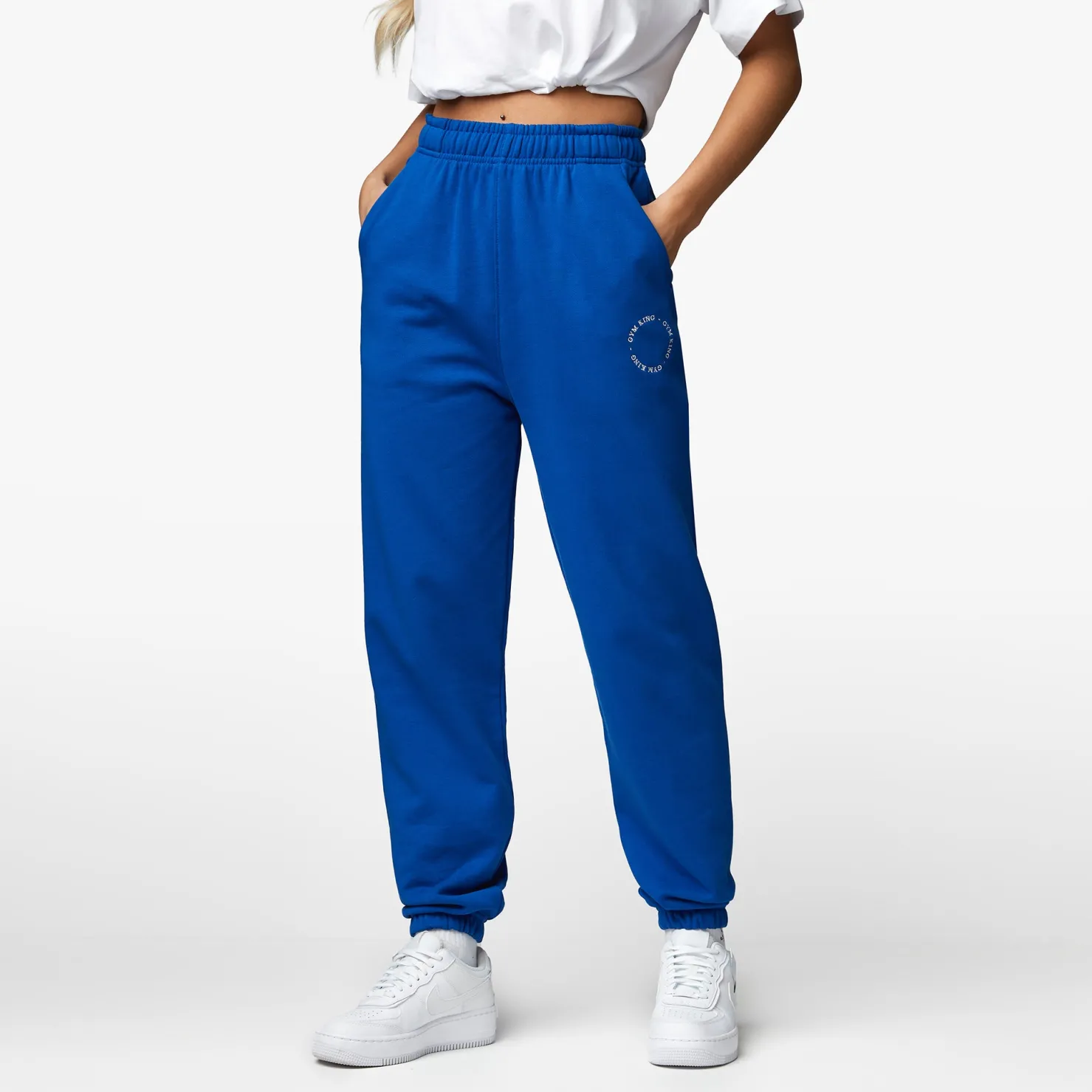 Joggers<Gym King Recharge Boyfriend Jogger Royal Blue