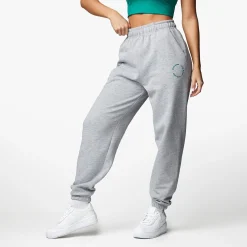 Joggers<Gym King Recharge Boyfriend Jogger Light Grey Marl