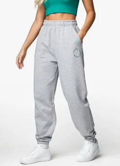 Joggers<Gym King Recharge Boyfriend Jogger Light Grey Marl