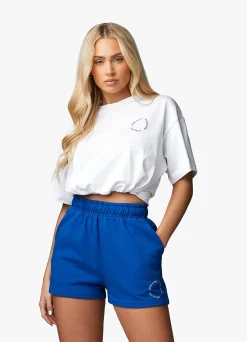 Tops & T-Shirts<Gym King Recharge Bubble Hem Tee White