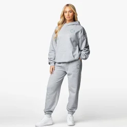 Tracksuits<Gym King Recharge Hood Tracksuit Light Grey Marl