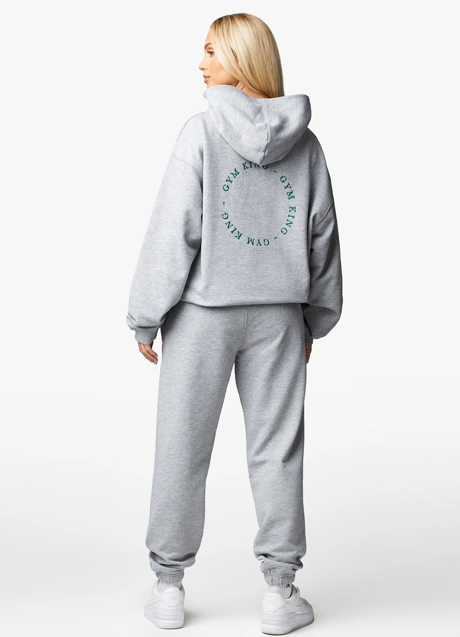 Tracksuits<Gym King Recharge Hood Tracksuit Light Grey Marl