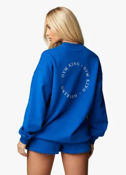Co-Ords<Gym King Recharge Oversized Crew Royal Blue