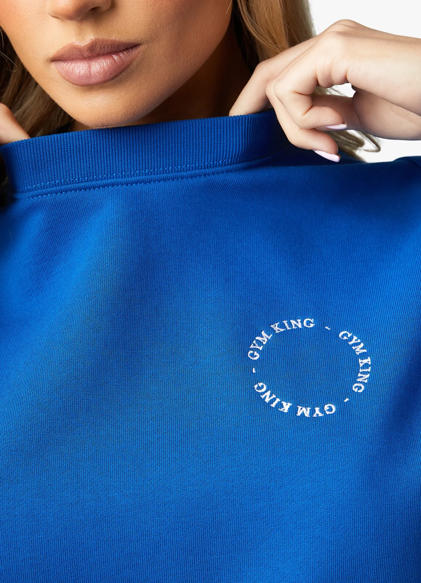Co-Ords<Gym King Recharge Oversized Crew Royal Blue