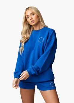 Co-Ords<Gym King Recharge Oversized Crew Royal Blue