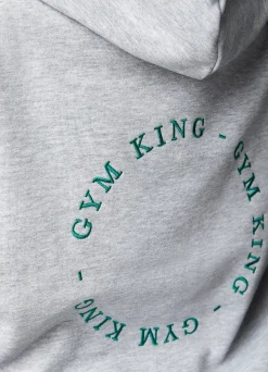 Hoodies<Gym King Recharge Oversized Hood Light Grey Marl