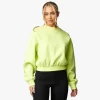 Sweatshirts<Gym King Recovery Fleece Crew Lime