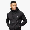 Tracksuit Tops<Gym King Reflect Poly Hood Black/Silver
