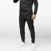 Tracksuit Bottoms<Gym King Reflect Poly Tracksuit Bottom Black/Silver