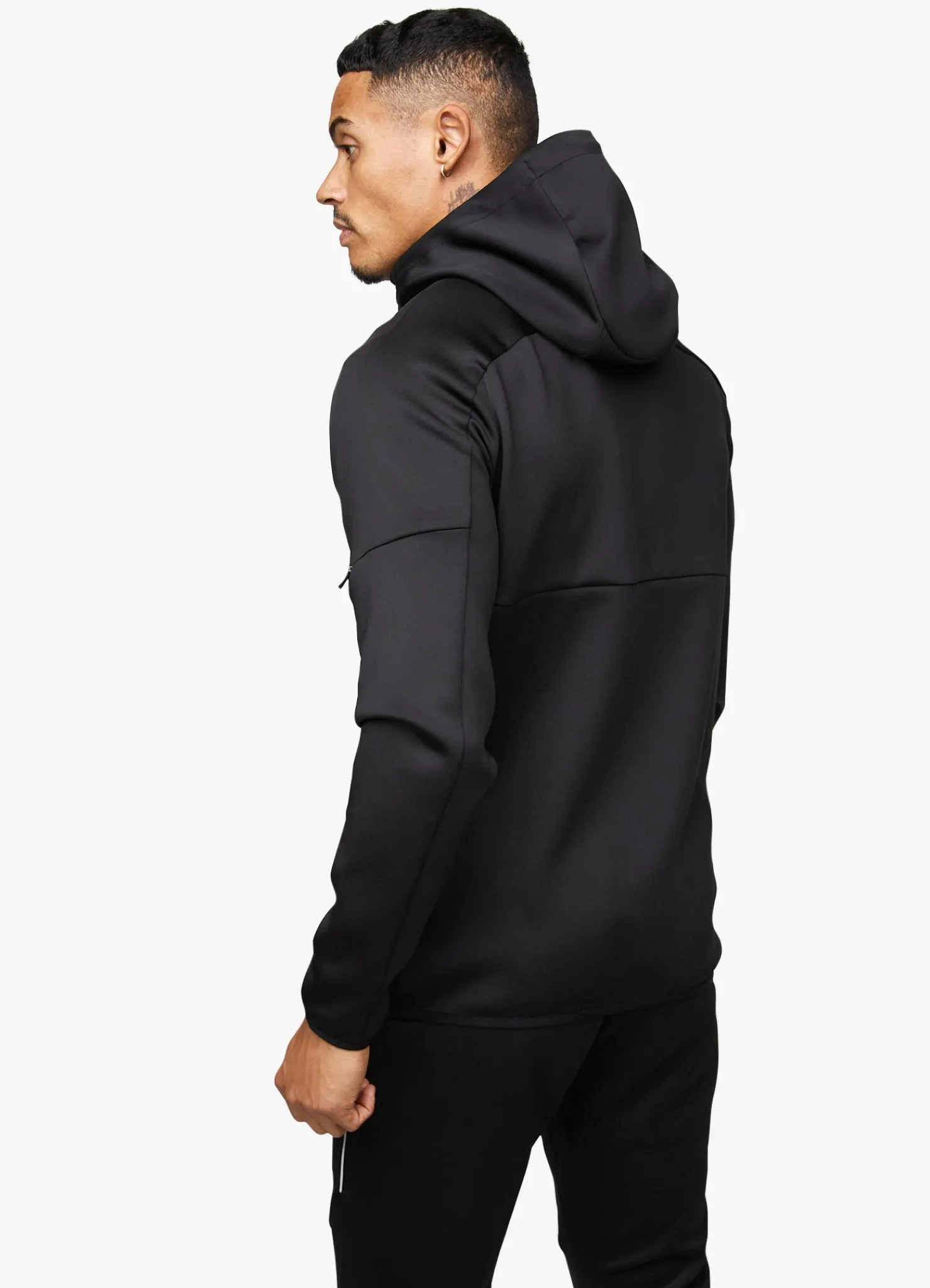 Tracksuits<Gym King Reflect Poly Tracksuit Black/Silver