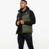 Outerwear<Gym King Resolute Gilet Khaki