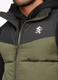 Outerwear<Gym King Resolute Gilet Khaki