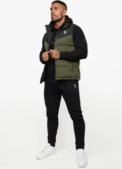 Outerwear<Gym King Resolute Gilet Khaki