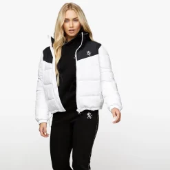 Outerwear<Gym King Resolute Puffer White/Black