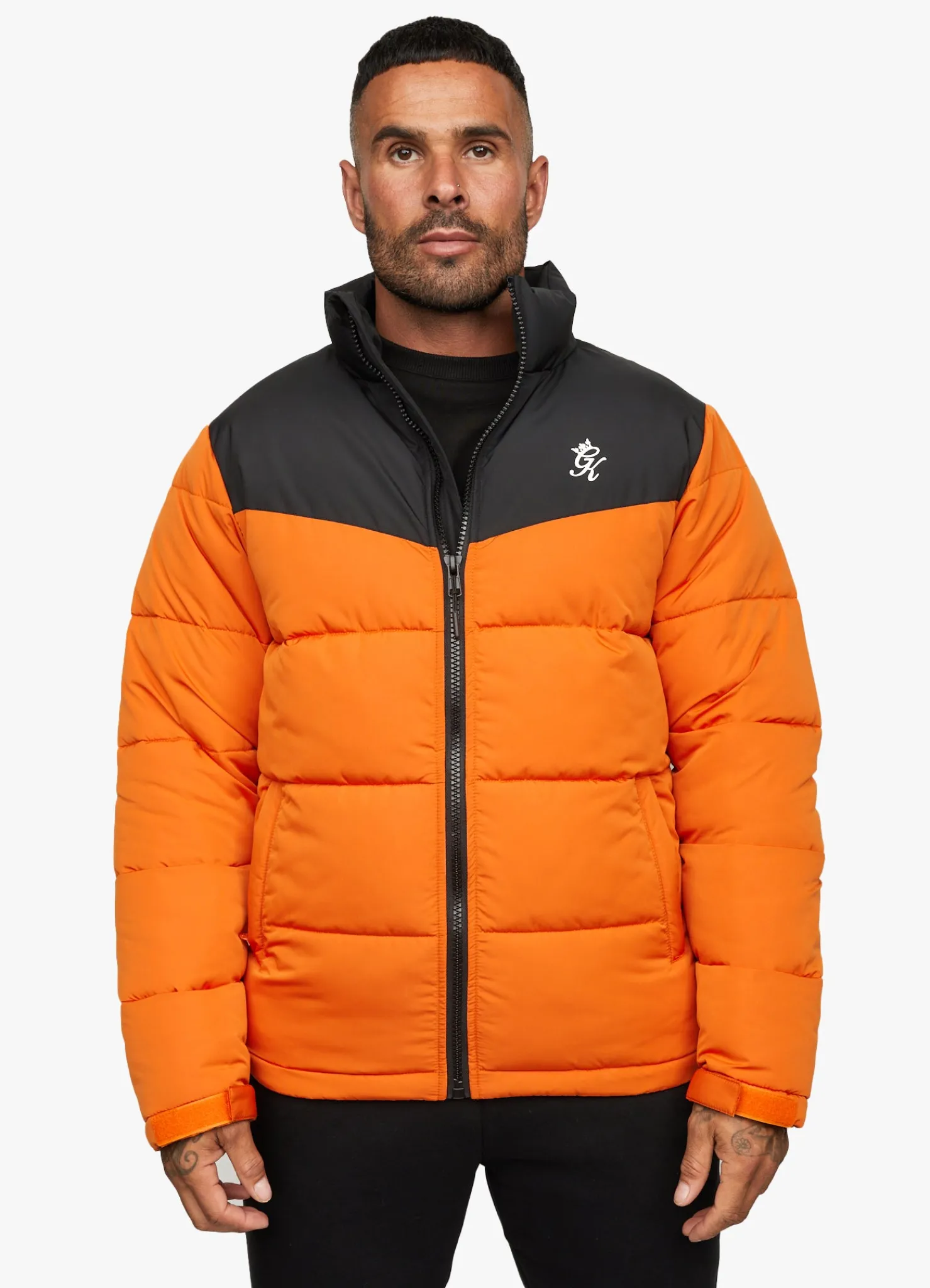 Outerwear<Gym King Resolute Puffer Black/Orange