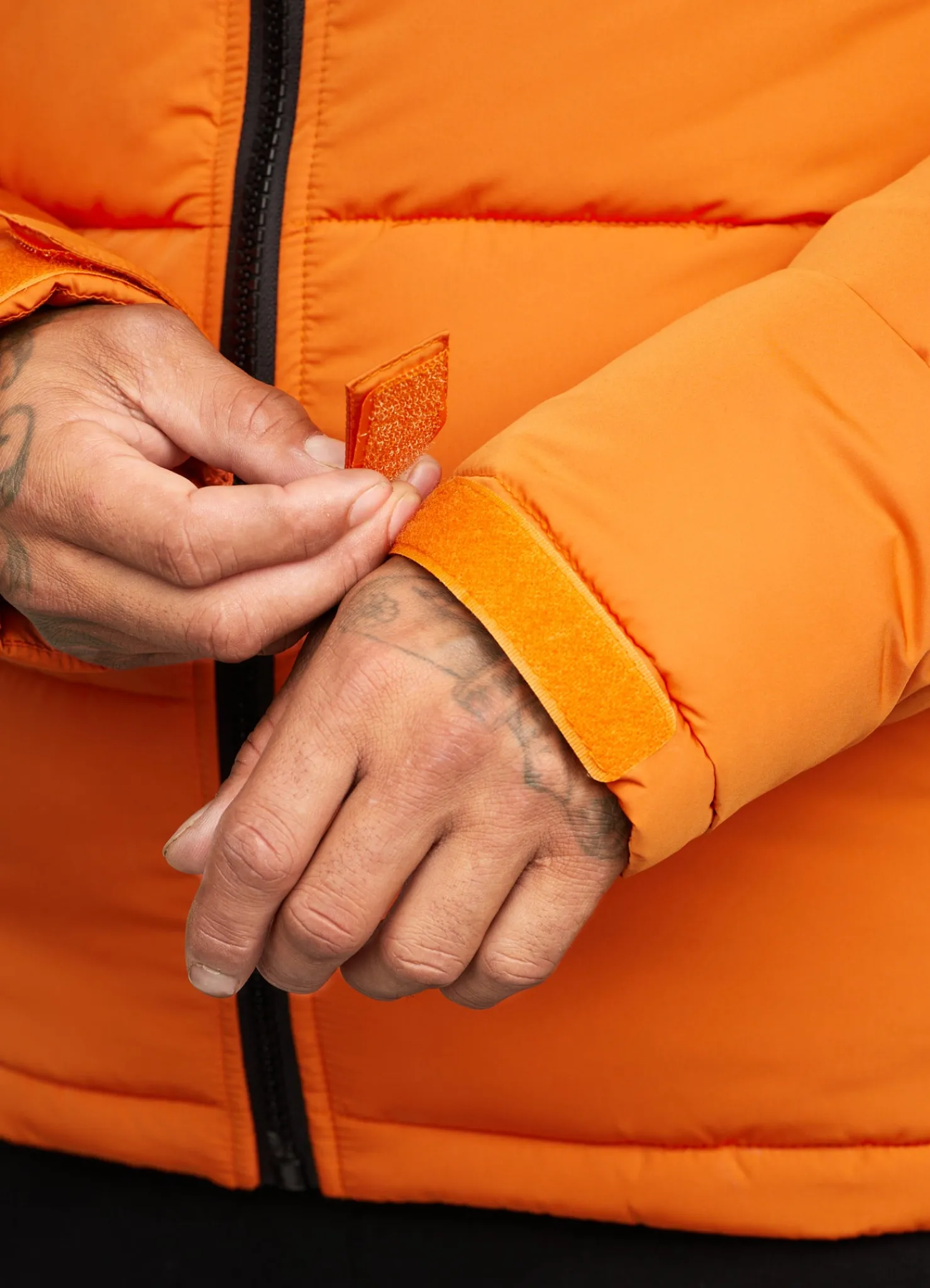 Outerwear<Gym King Resolute Puffer Black/Orange