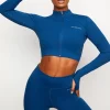 Tops & T-Shirts<Gym King Restore Full Zip Funnel Moonlight Blue
